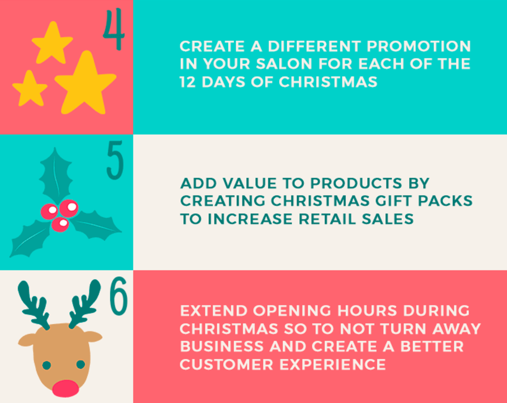salon christmas promotion ideas